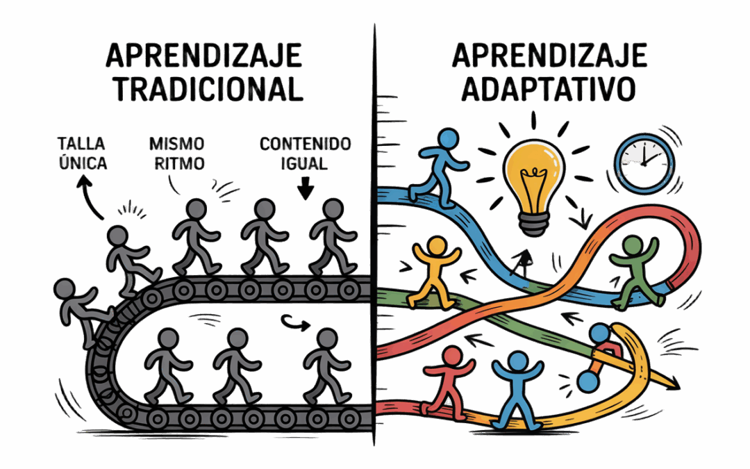 Aprendizaje tradicional vs Aprendizaje Adaptativo